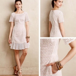 ANTHRO HD in Paris Georgia Eyelet Dress 2 NWT $188